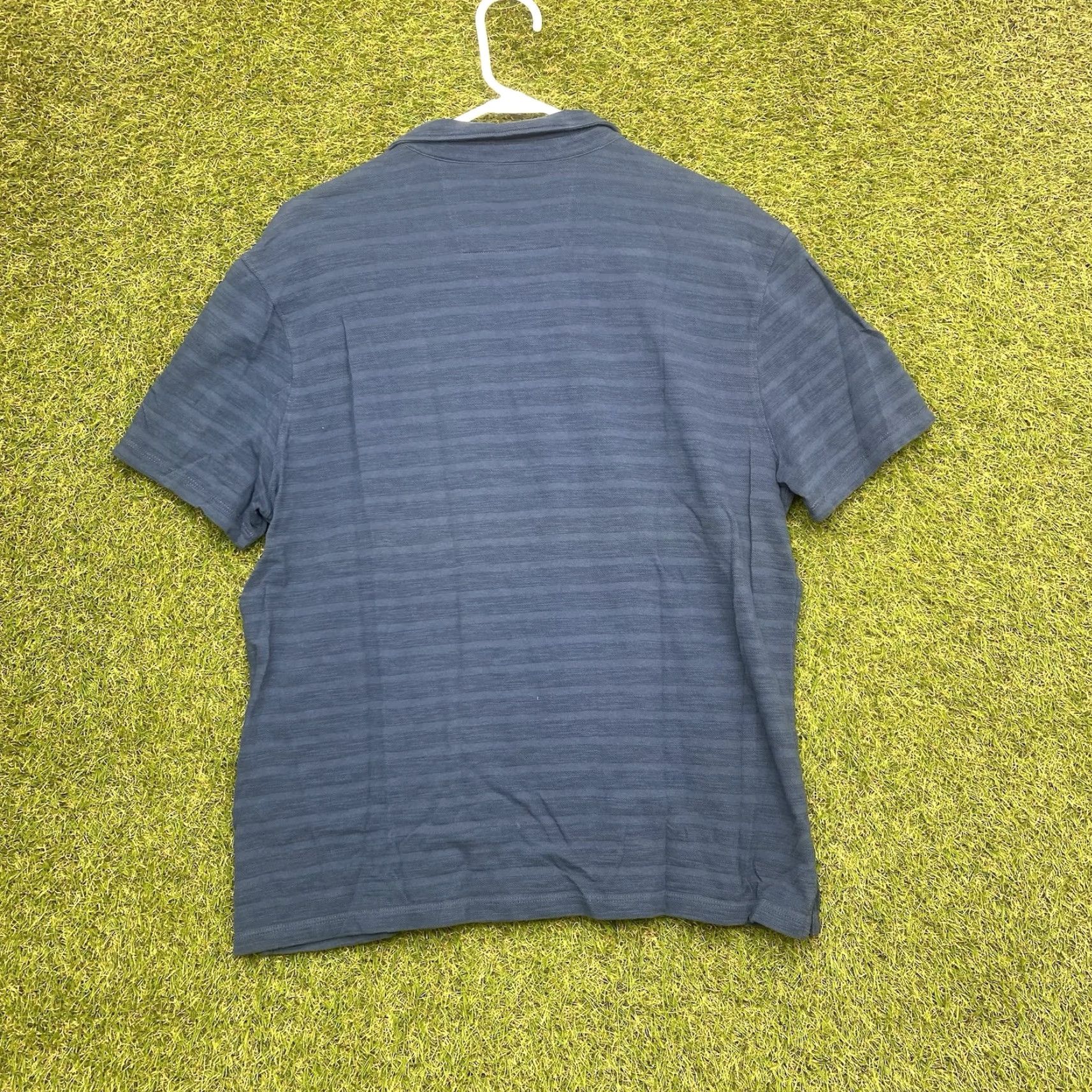 John Varvatos John Varvatos Polo Shirt Regular Fit Blue Cotton Silk Short Sleeve Large Men’s Preppy Golf Beach Walking Style - Product Line Super Soft Size US L / EU 52-54 / 3 - 2 Thumbnail