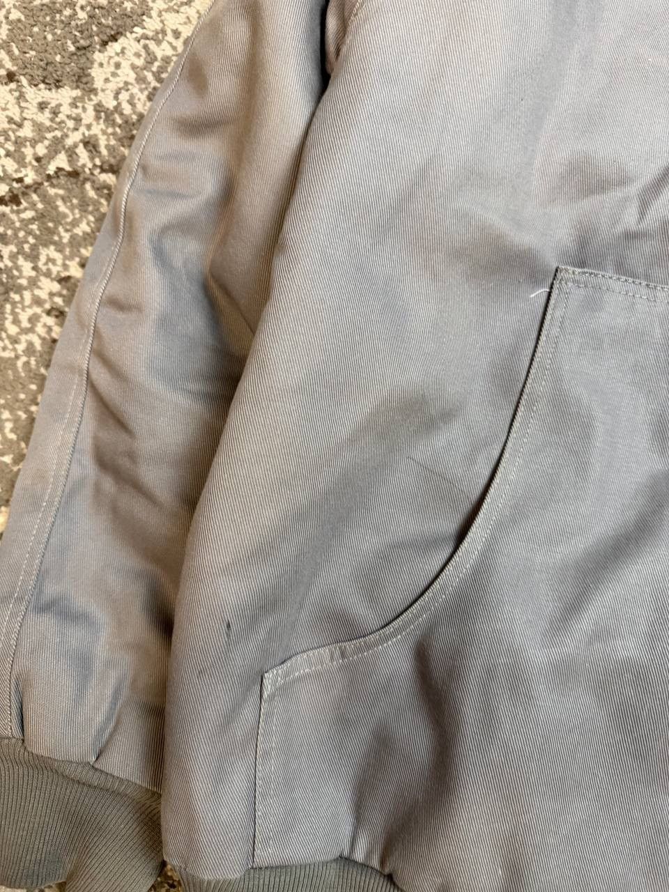Carhartt Wip Vintage y2k Carhartt Wip Active Bermuda Gray Bomber Jacket Size US M / EU 48-50 / 2 - 8 Thumbnail