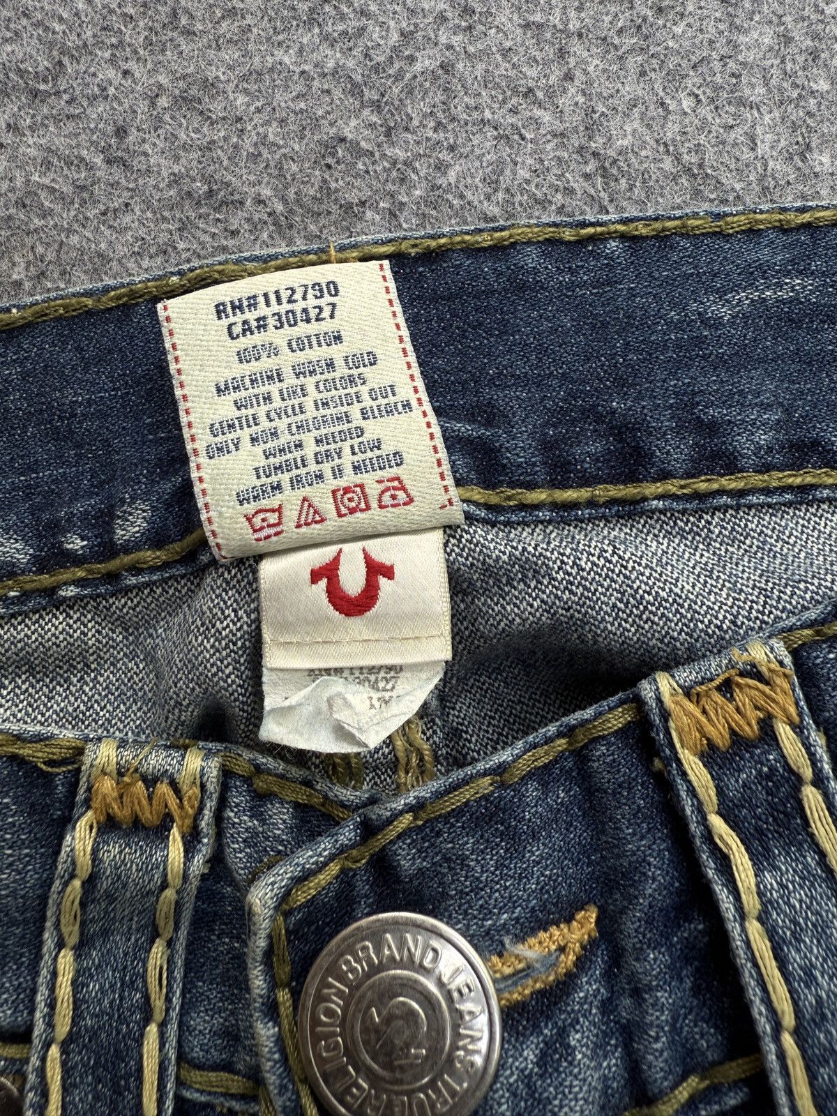 True Religion Vintage Y2k True Religion Jeans Size US 32 / EU 48 - 5 Thumbnail
