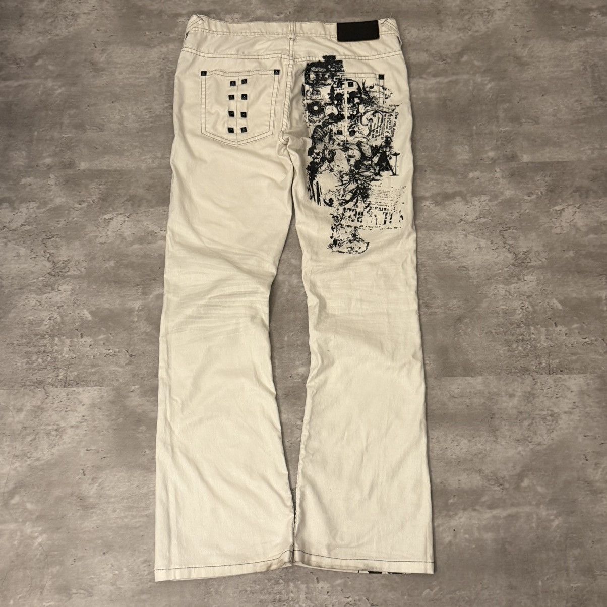 Tornado Mart Tornado Mart Flare Pants Size US 32 / EU 48 - 2 Thumbnail