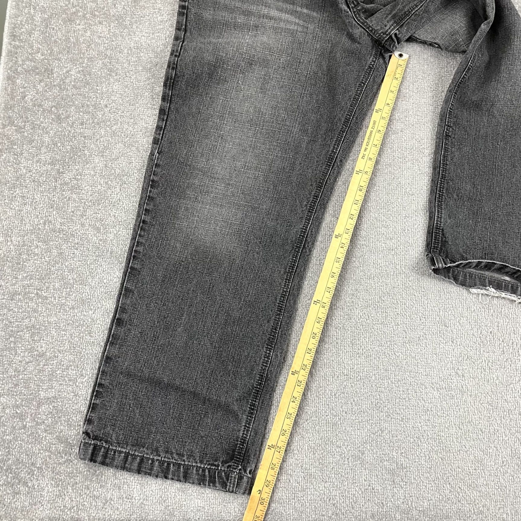 Southpole VINTAGE Southpole Jeans Mens 38x30 Denim Wide-Leg 1990s Grunge Retro Y2K Black/Gray Size US 38 / EU 54 - 6 Thumbnail