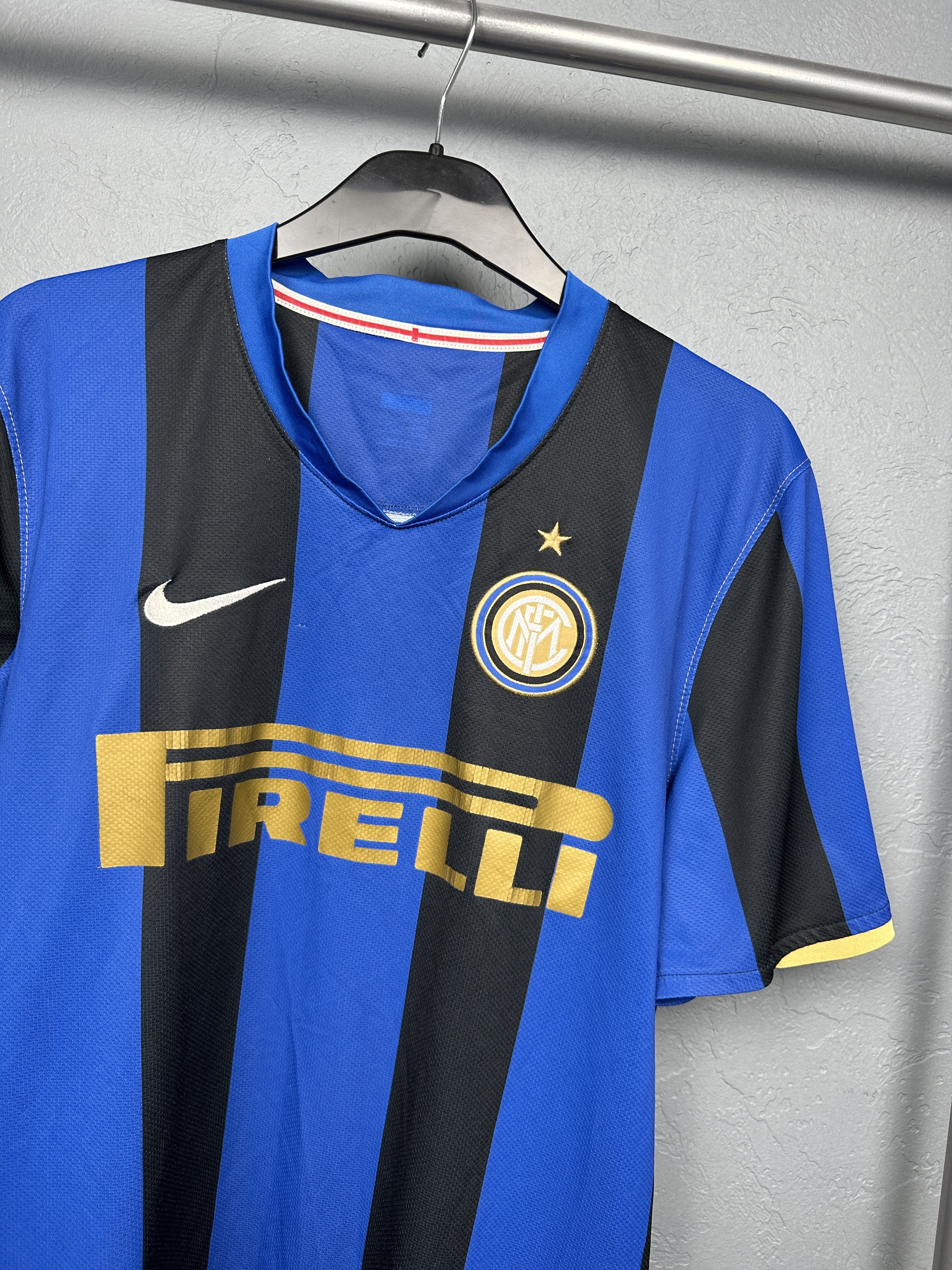 Nike Nike Inter Milan Vintage Soccer Jersey T-Shirt Size US L / EU 52-54 / 3 - 2 Thumbnail