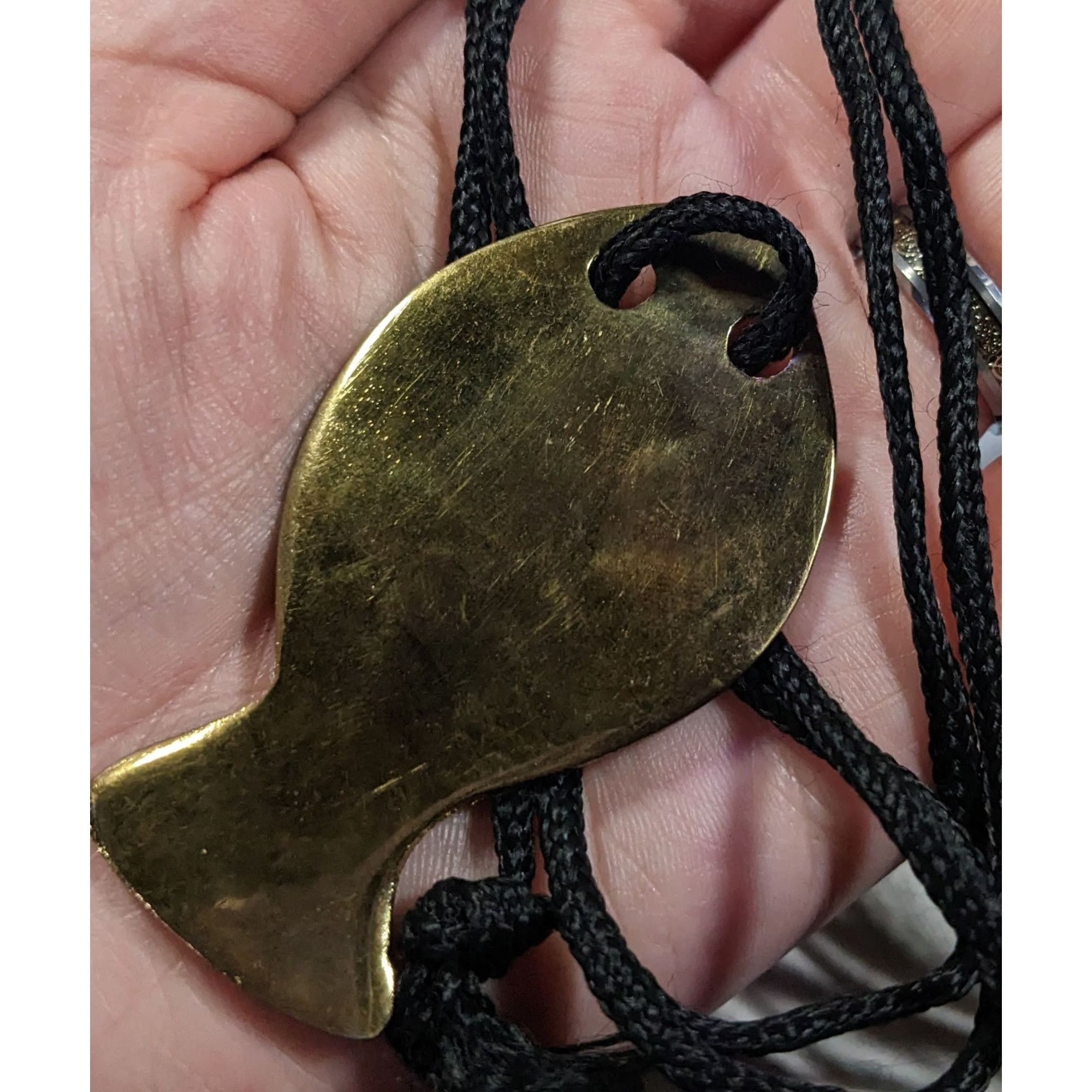 Other Casual Bronze Metal Fish Pendant Necklace Size ONE SIZE - 4 Thumbnail