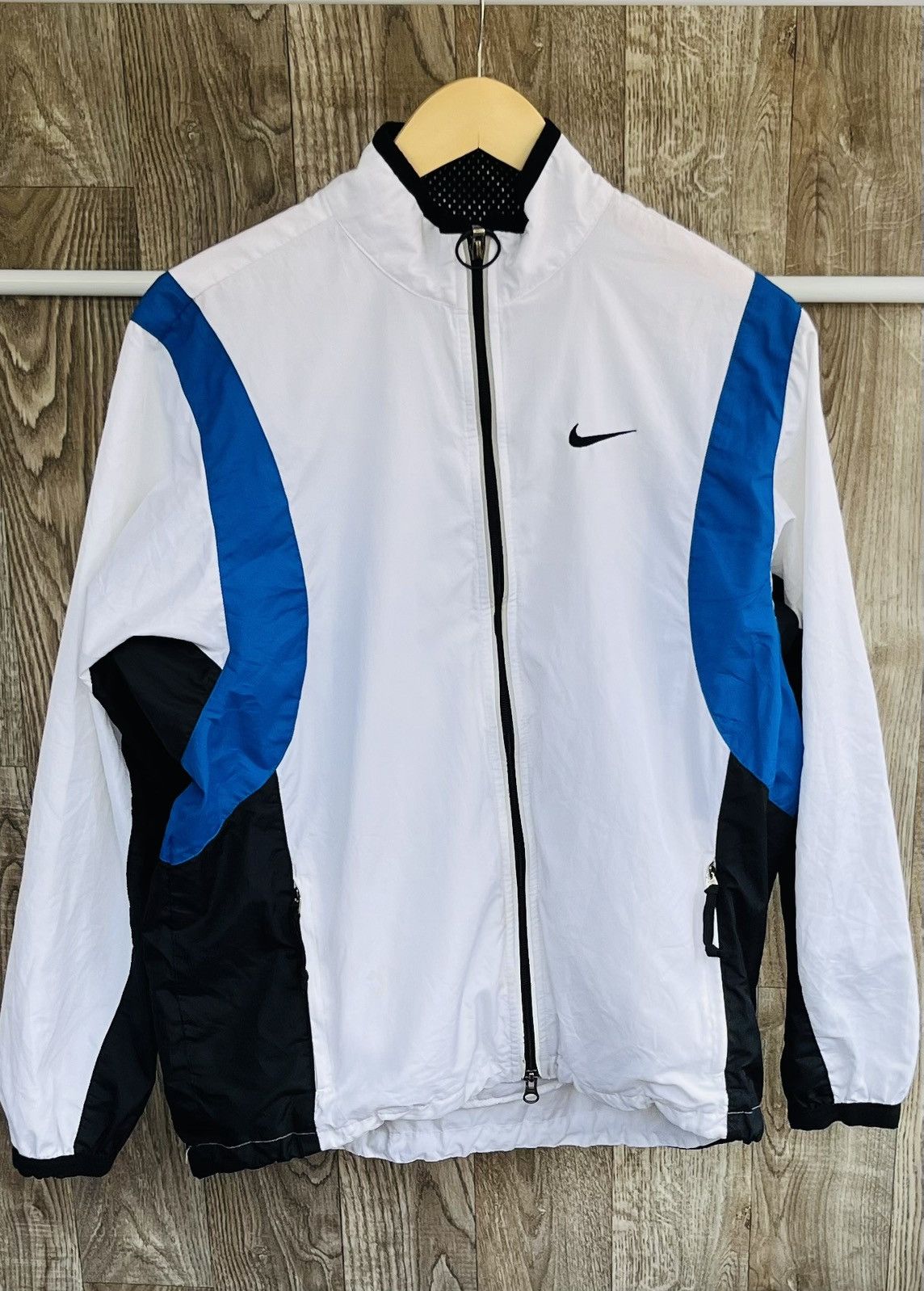 Nike Vintage 90’s Nike Hooped Full-Zip Jacket Size US M / EU 48-50 / 2 - 1 Thumbnail