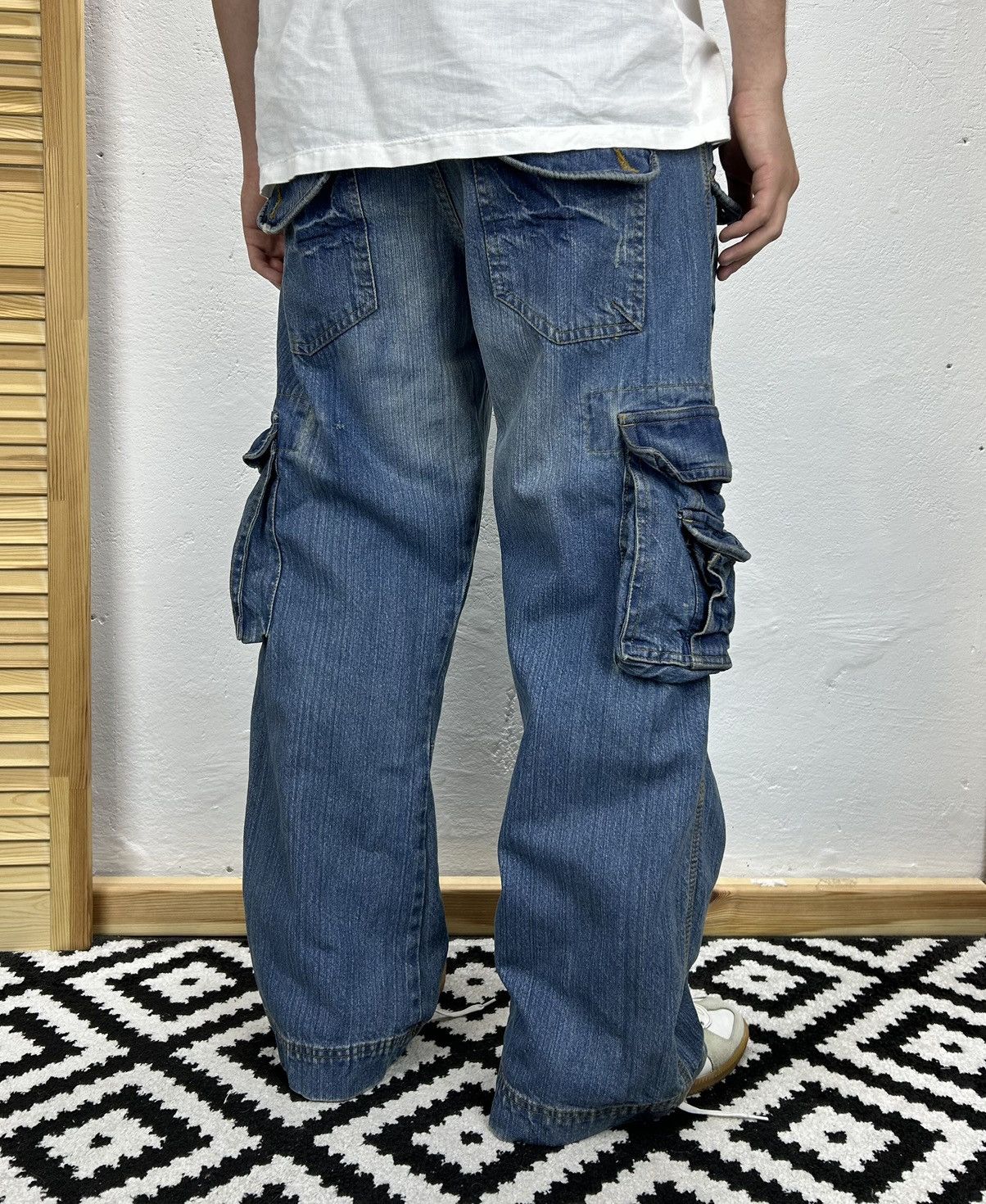 Vintage Vintage CargoOpium y2k denim jeans size 34 Size US 33 - 1 Thumbnail