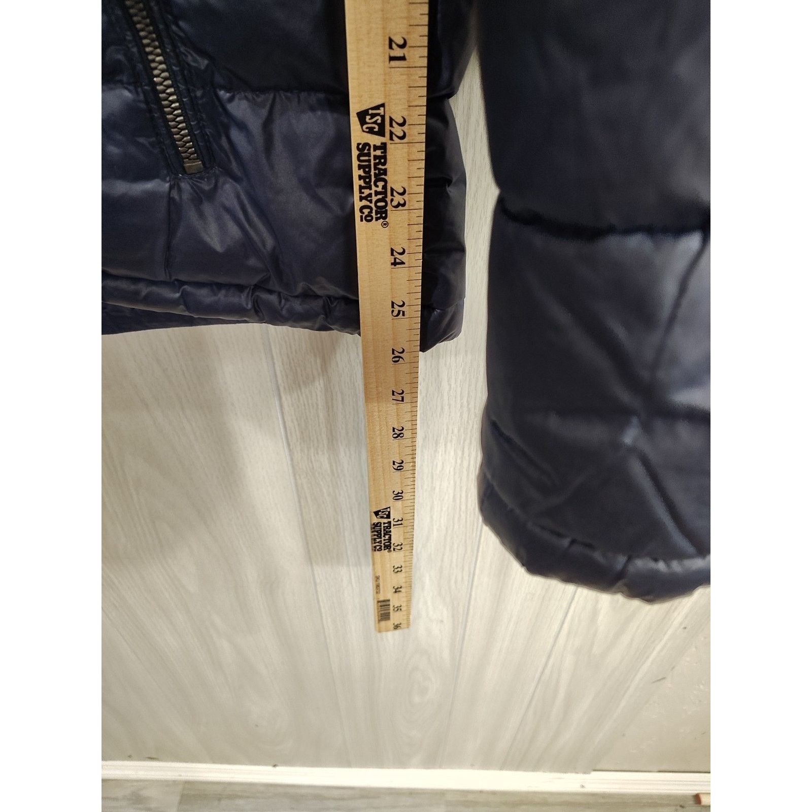 Guess GUESS Men Puffer Jacket Coat Size M Navy Blue Solid Warm Size US M / EU 48-50 / 2 - 7 Thumbnail