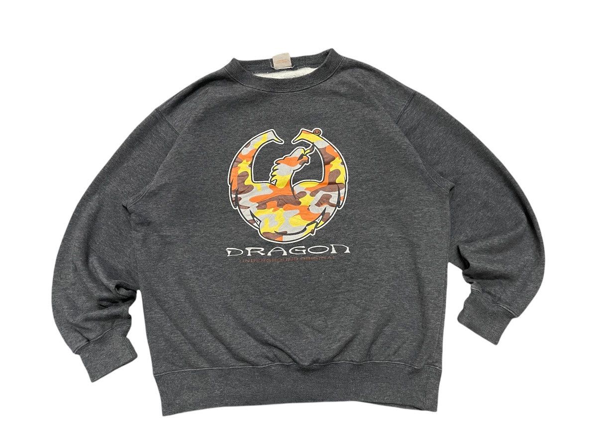 Vintage Y2K DRAGON SKATEBOARDING CREWNECK Size US M / EU 48-50 / 2 - 1 Thumbnail