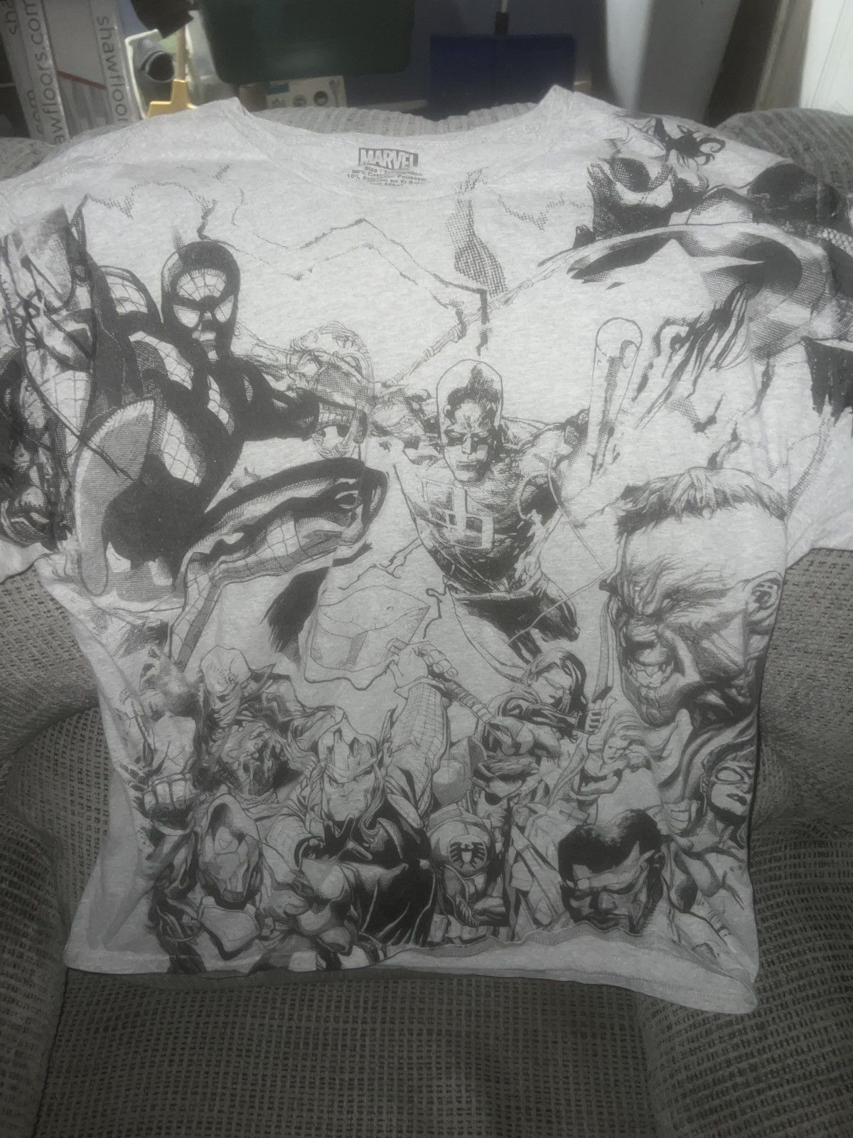 Marvel Comics Marvel Comics Heroes Avengers Sketches All-Over Tee Size US XL / EU 56 / 4 - 2 Thumbnail