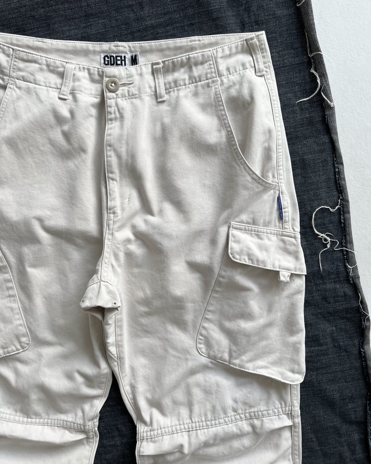 GOODENOUGH × Hiroshi Fujiwara VINTAGE GOODENOUGH CARGO PANTS Size US 31 - 3 Thumbnail