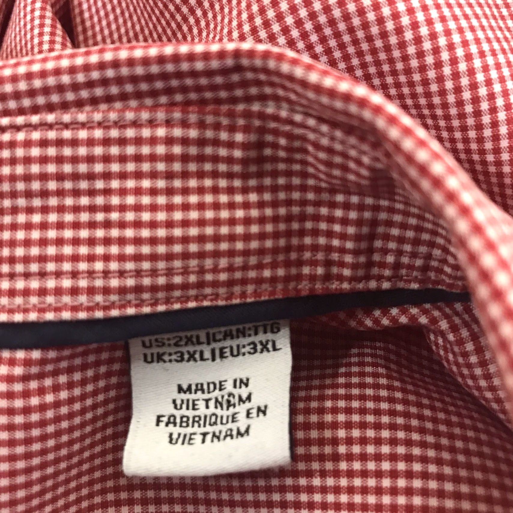 Vintage Oobe Red/White Plaid Button-Up Shirt Women's Plus Size 2X Casual Workwear Size XXL / US 16-18 / IT 52-54 - 4 Thumbnail