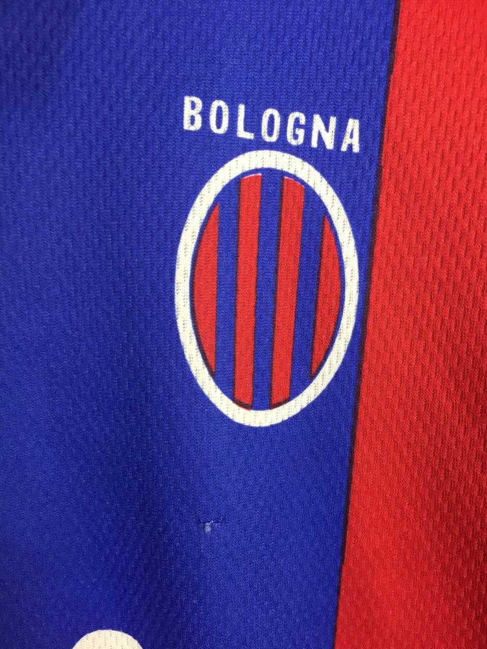 Vintage Vtg Bologna FC Roberto Baggio Home Kit 1997/98 Soccer Jersey Size US L / EU 52-54 / 3 - 4 Thumbnail