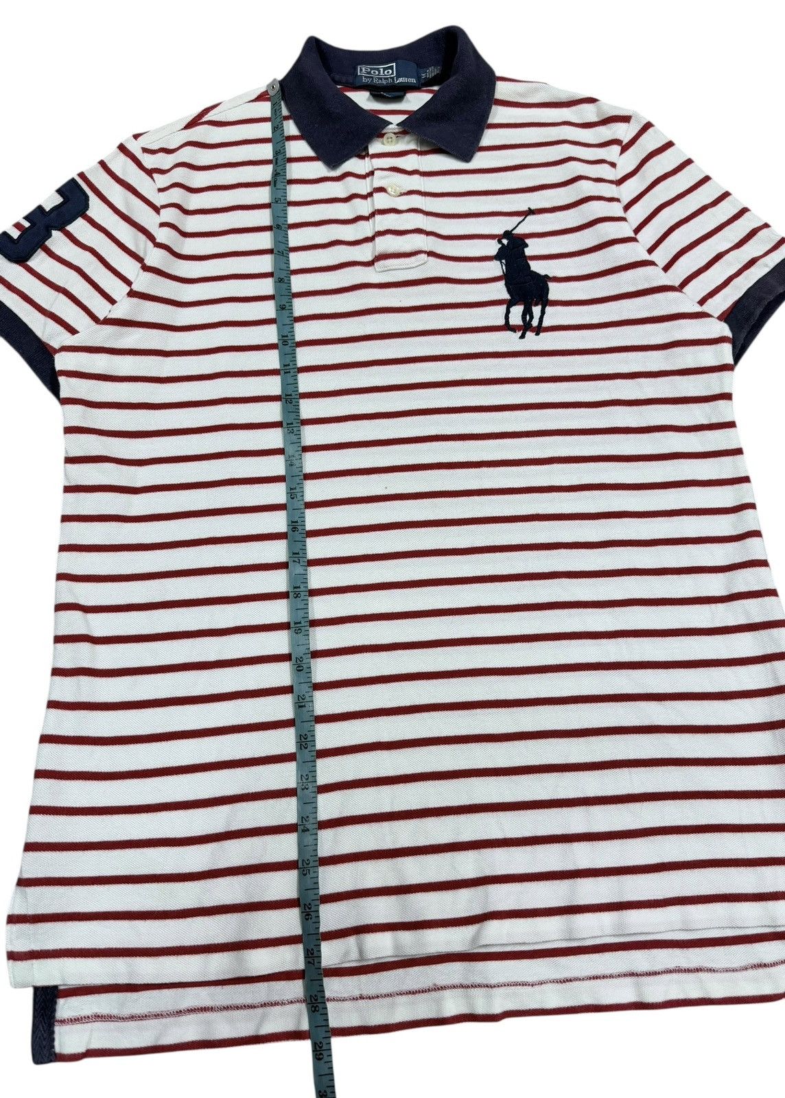 Polo Ralph Lauren Vtg🐎Polo Ralph Lauren No.3 Big Pooney Polo Shirt Size US M / EU 48-50 / 2 - 9 Thumbnail