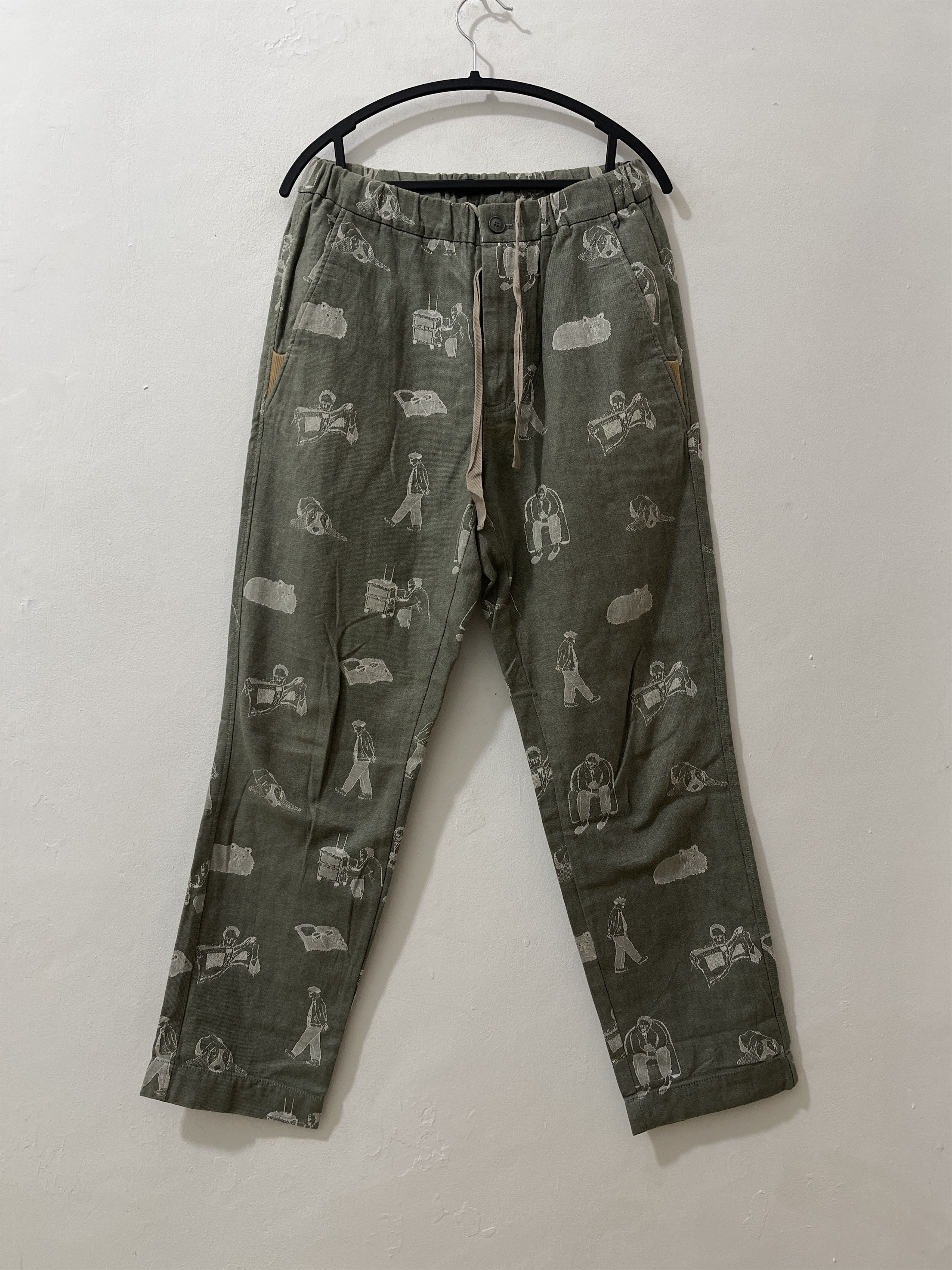 Ne-Net Ne-Net Issey Miyake Japan Archive AOP Pants Size US 32 / EU 48 - 1 Thumbnail