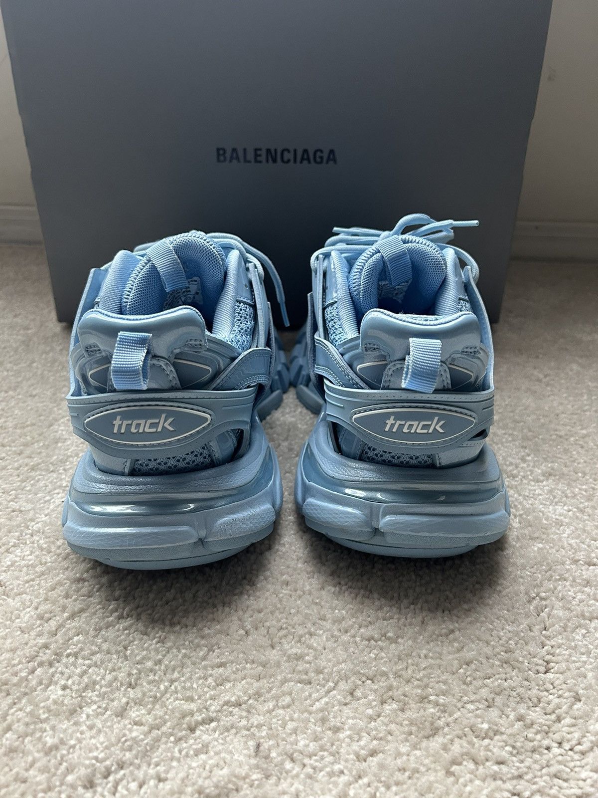 Balenciaga Balenciaga LTE Blue Track Sneaker Size US 6 / IT 36 - 4 Thumbnail