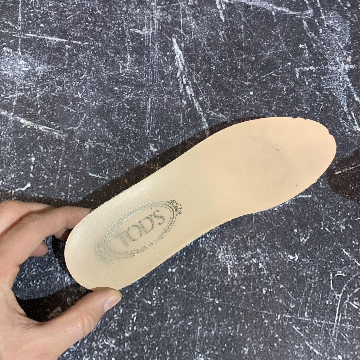 Tod's Tod’s Black Leather Sneakers With Rope Heel Size 36.5 Size US 6.5 / IT 36.5 - 13 Thumbnail
