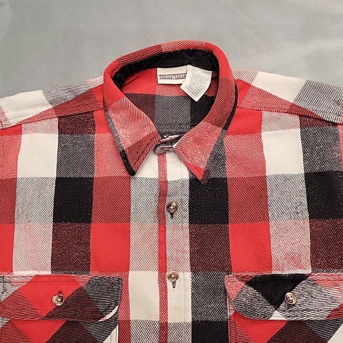 Lumberjack VINTAGE Field Stream Shirt Men Large Red Buffalo Plaid Flannel Lumberjack Casual Size US L / EU 52-54 / 3 - 3 Thumbnail