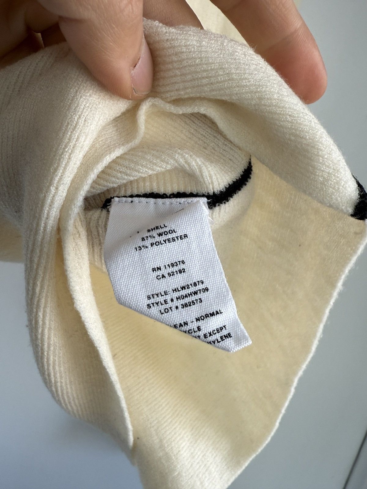 Helmut Lang Slash Wrist Archive Ribbed Sweater Knit Size S / US 4 / IT 40 - 8 Thumbnail