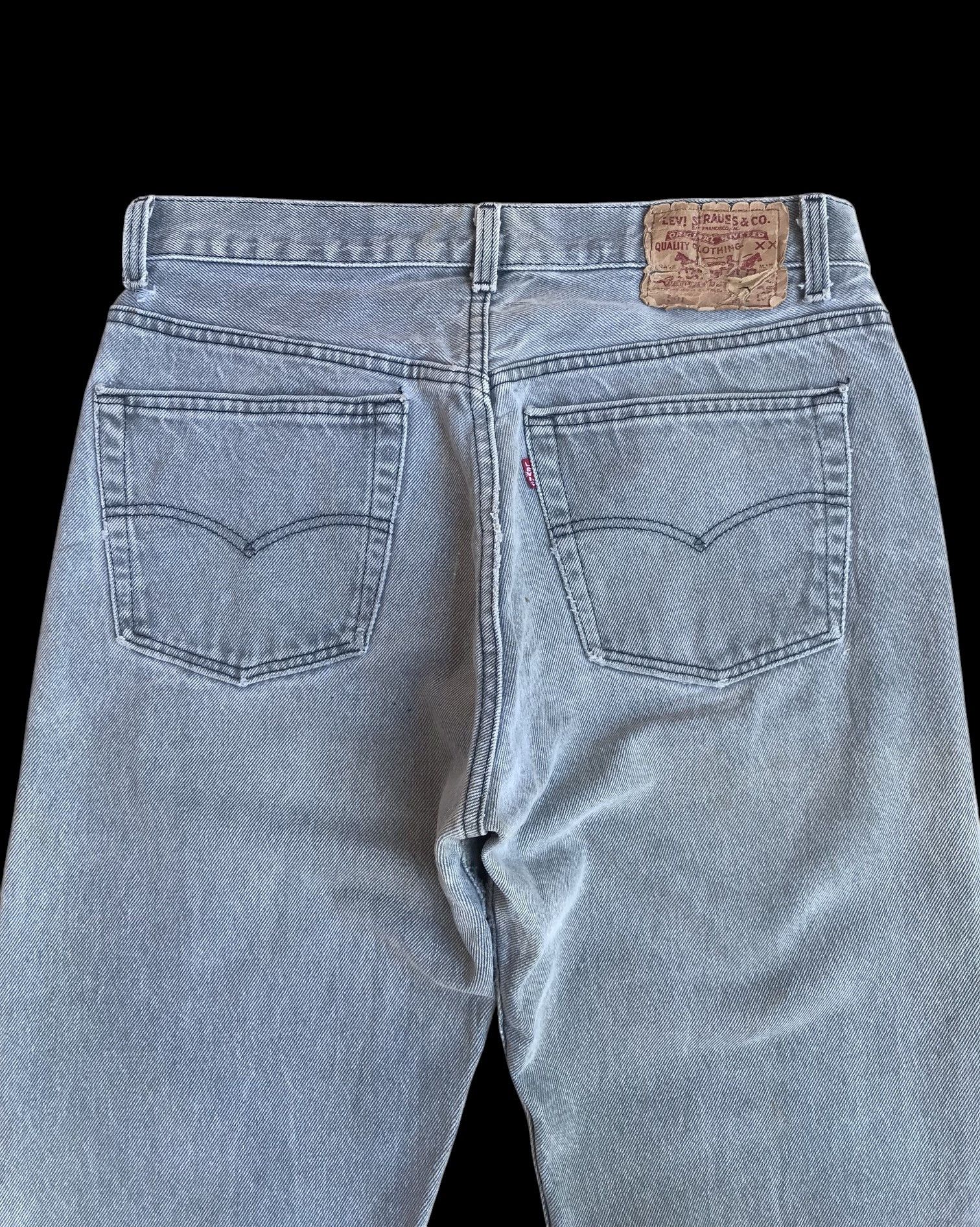 Levi's × Vintage W30x29 VINTAGE LEVIS 501 USA DIRTY DISTRESSED faded black Size US 30 / EU 46 - 10 Thumbnail