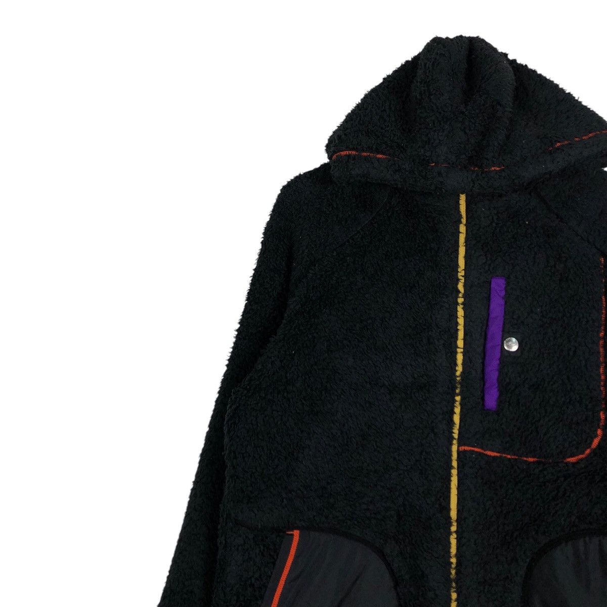 Japanese Brand 📌Bomber Jacket Fleece Sherpa Umbro Multi Colour Design Size US L / EU 52-54 / 3 - 8 Thumbnail