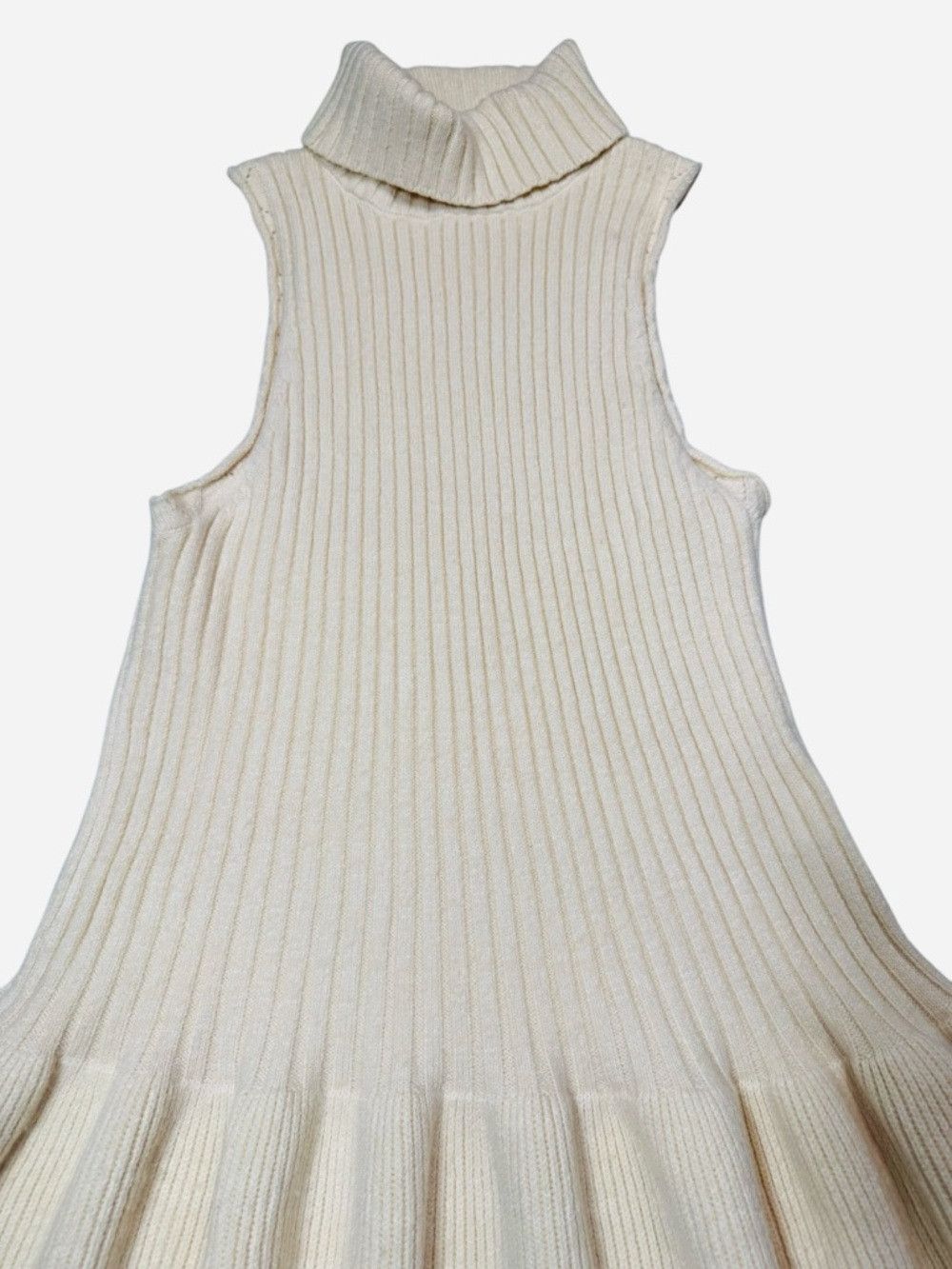 Free People NWT New $128 Free People Millie Sweater Mini Dress In White Size XL / US 12-14 / IT 48-50 - 5 Thumbnail