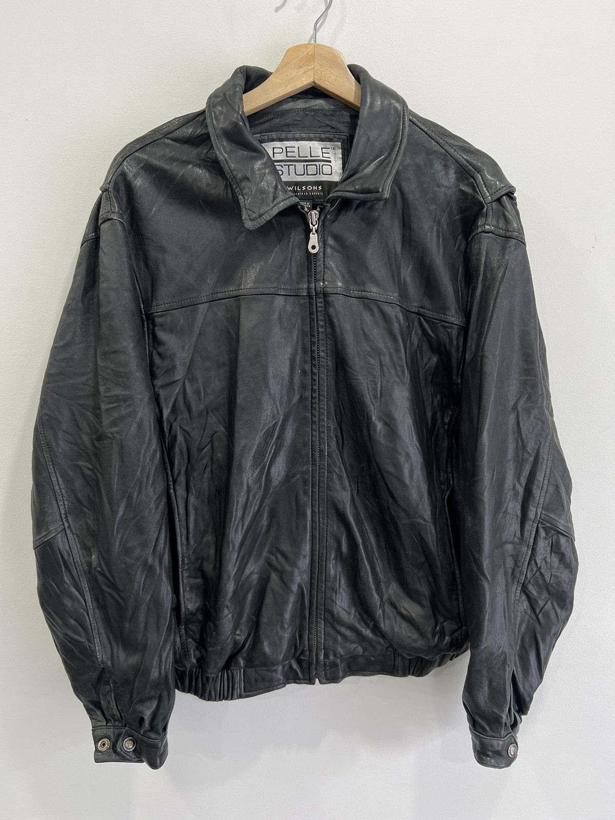 Pelle Pelle Vintage Pelle Studios Leather Jacket Coat Wilsons Size US M / EU 48-50 / 2 - 1 Thumbnail