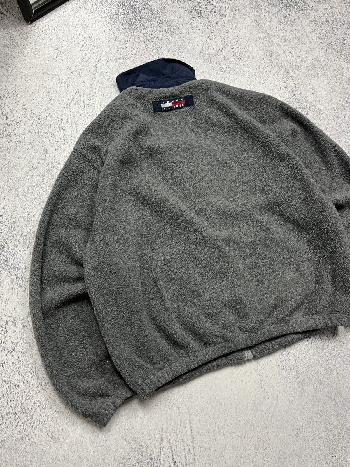 Tommy Hilfiger Vintage 90’s Tommy Hilfiger Teddy Fleece Bomber Jacket Rare Size US S / EU 44-46 / 1 - 11 Thumbnail