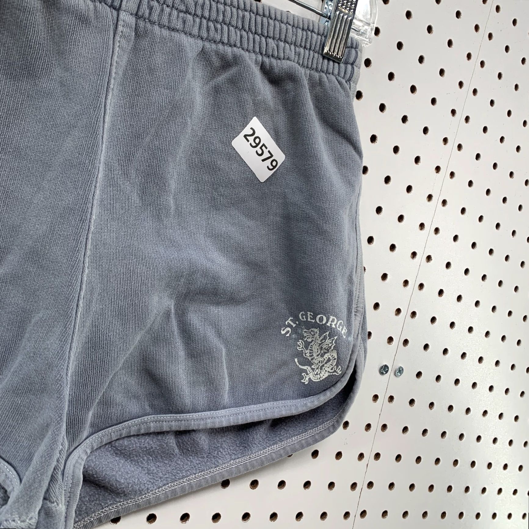 Vintage VINTAGE John Galt ST George Sweat Shorts Womens One Size Fits 28x2 Blue Size 42" / US 20 - 4 Thumbnail