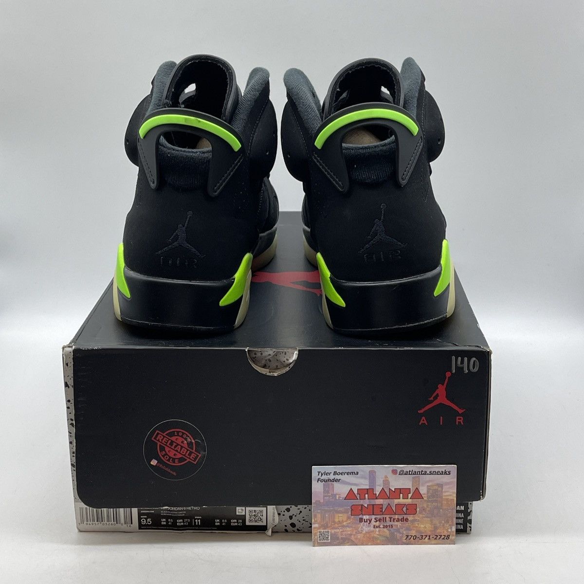 Jordan Brand Air Jordan 6 electric green Size US 9.5 / EU 42-43 - 3 Thumbnail