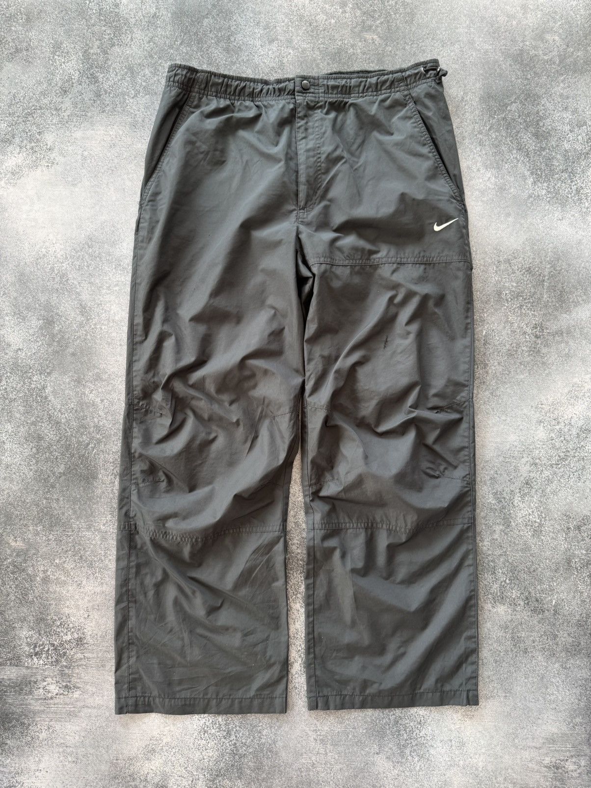Nike Vintage Nike Track Pants Drill Y2K style Swoosh Size US 32 / EU 48 - 1 Thumbnail