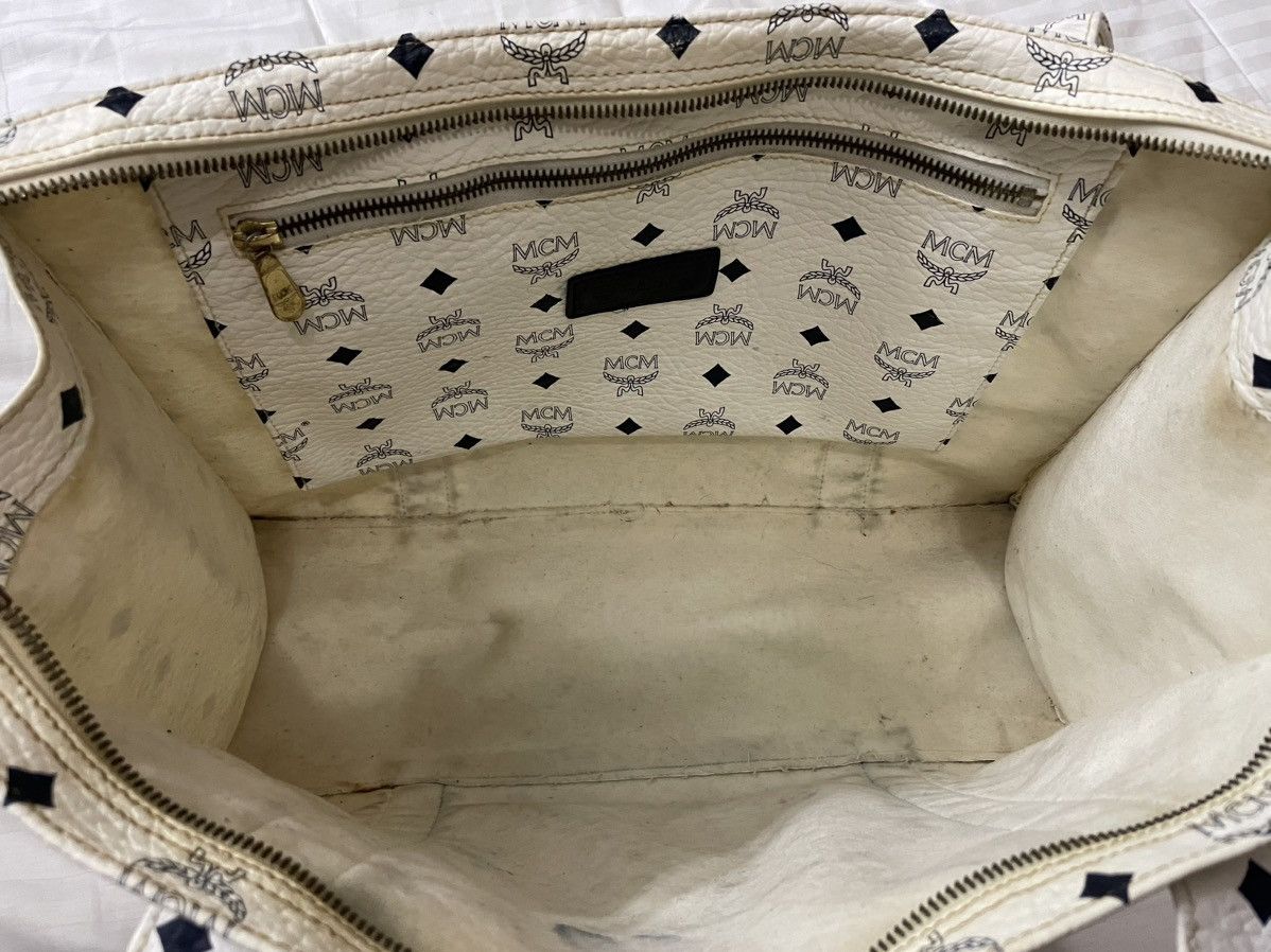 Vintage Vintage Monogram MCM Rare Big Leather Bag Size ONE SIZE - 13 Thumbnail