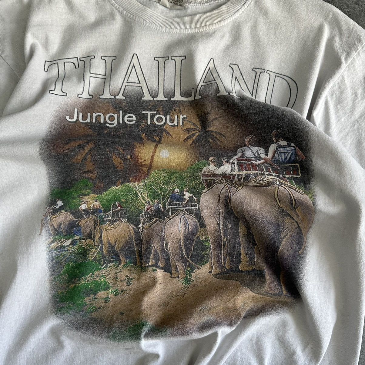 Japanese Brand × Vintage Vintage Japanese Style Thailand Jungle Tour T-shirts 90s Size US L / EU 52-54 / 3 - 8 Thumbnail