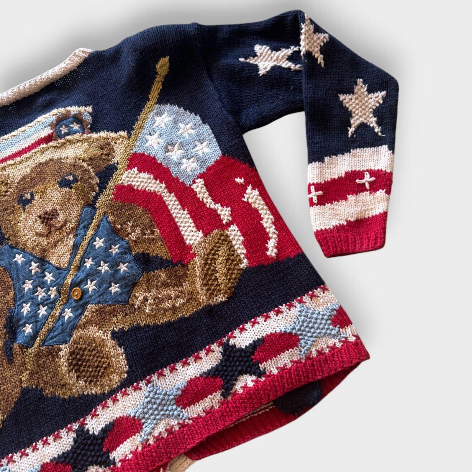 Other Vintage Eagle's Eye Collectibles Patriotic USA Vote Cardigan Size S / US 4 / IT 40 - 11 Thumbnail