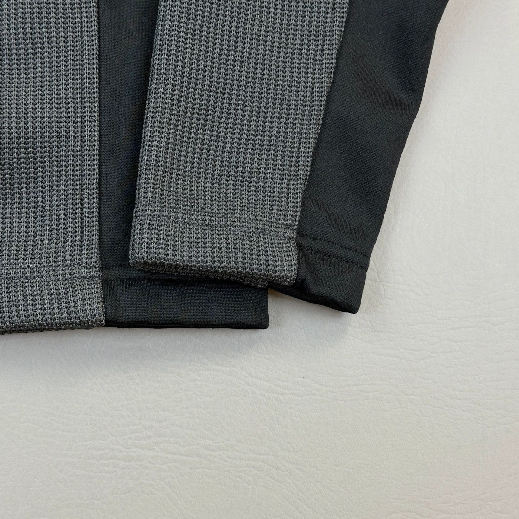 Spyder Spyder Outbound Sweatshirt Mens Medium Gray Black Waffle Knit 1/2 Zip Pullover Size US M / EU 48-50 / 2 - 4 Thumbnail