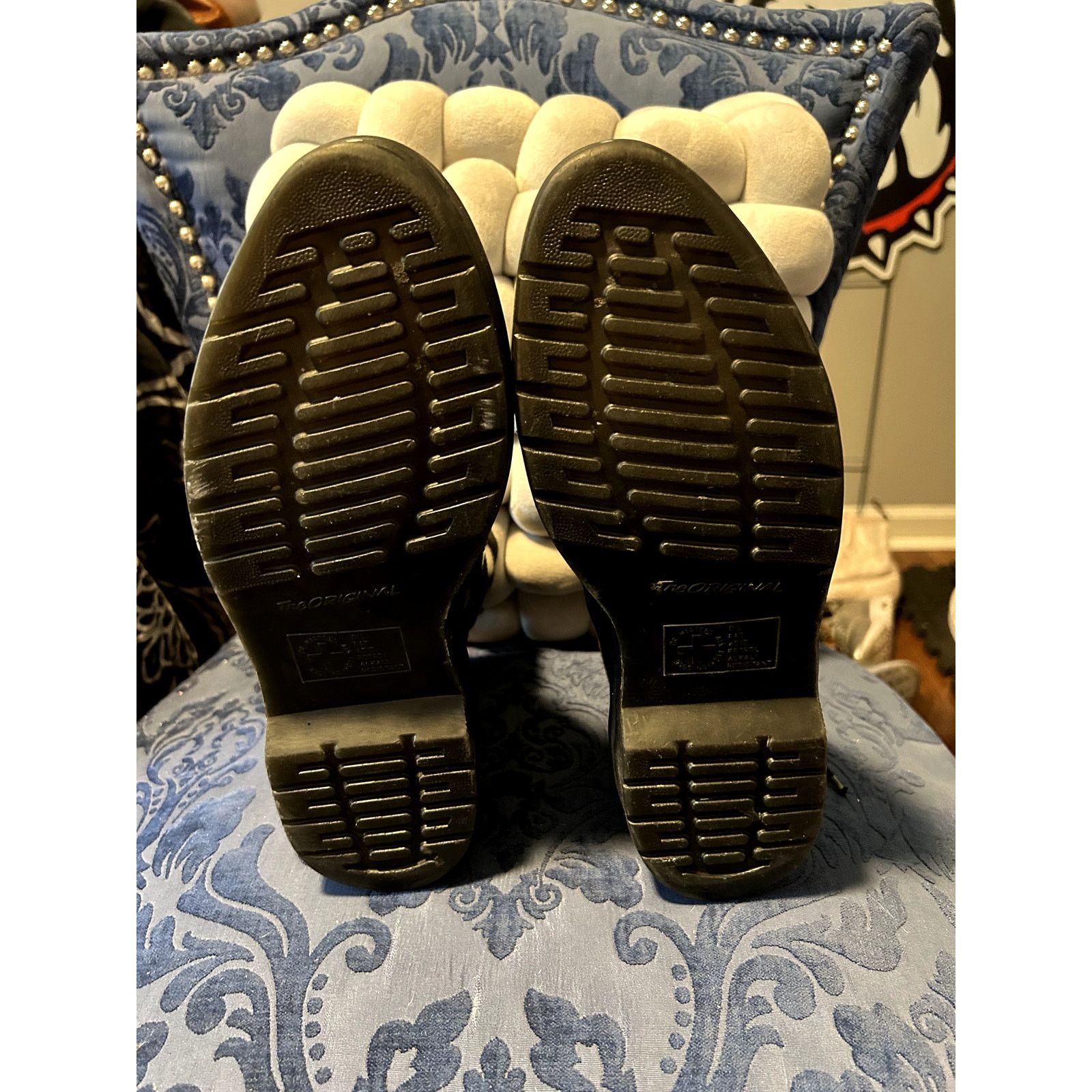 Dr. Martens Rare! Dr. Martens Masha Hi Suede Creeper Boots size 10/EU 42 Size US 10 / IT 40 - 6 Thumbnail