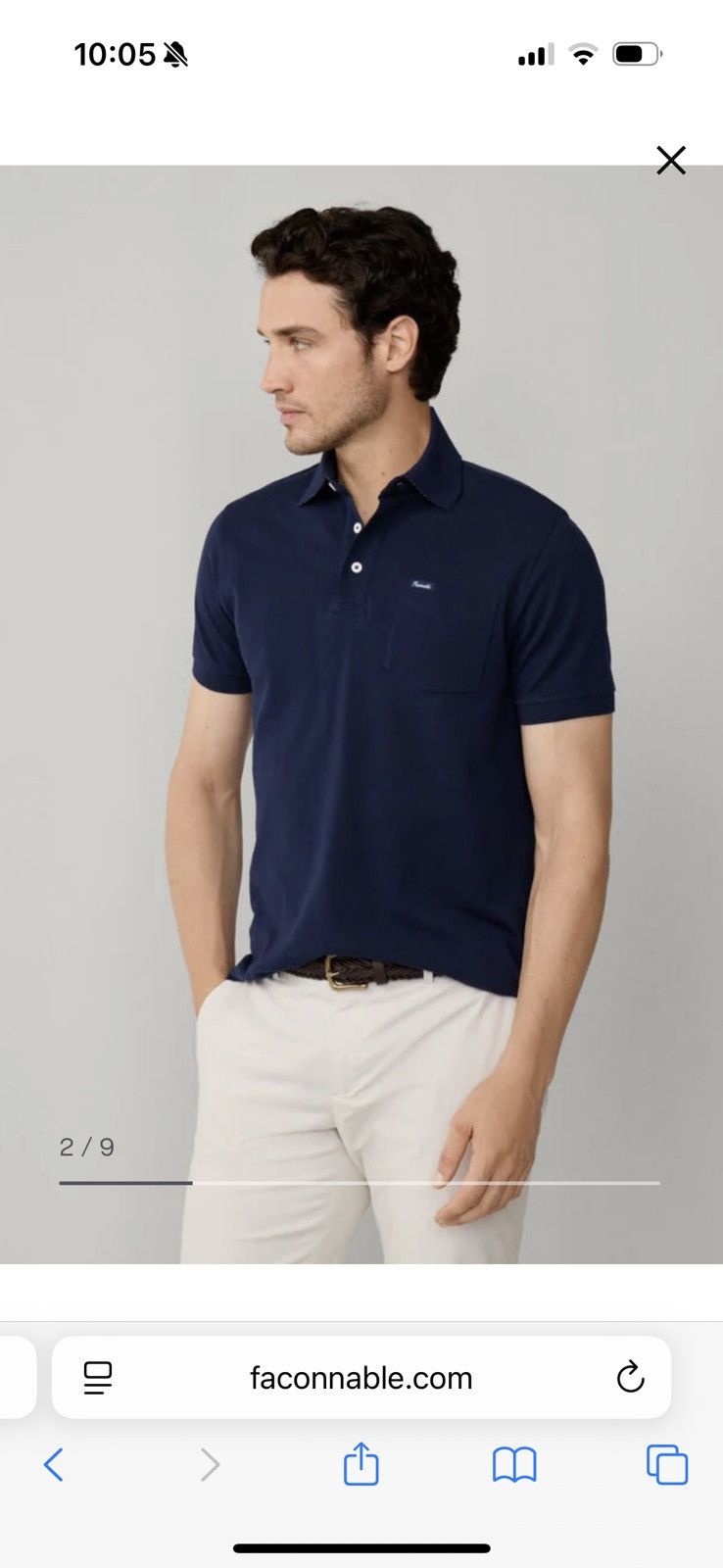 Faconnable Faconnable Short Sleeve Pocket Polo Shirt Size US L / EU 52-54 / 3 - 7 Thumbnail