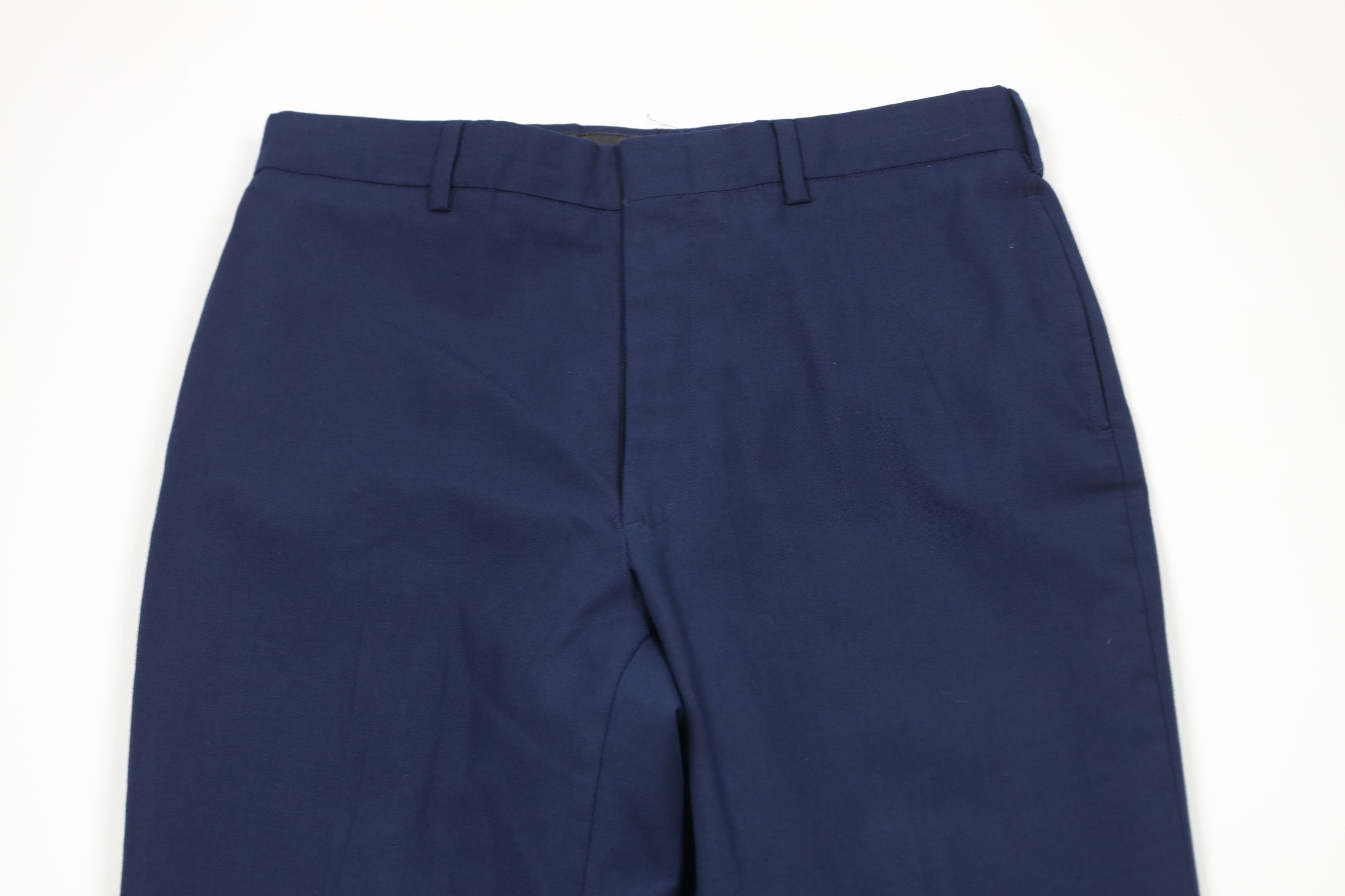 Vintage Vintage 90s Streetwear Wide Leg Chino Pants Navy Blue USA Size US 32 / EU 48 - 2 Thumbnail