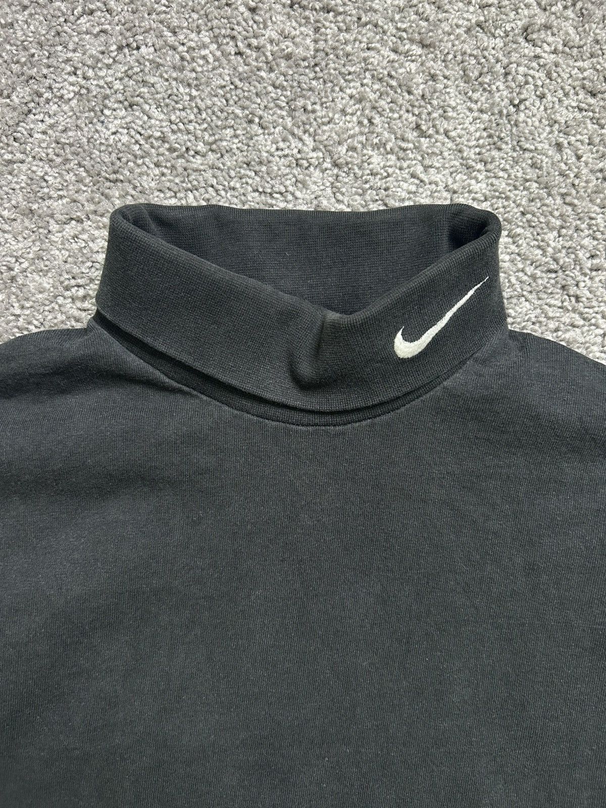 Nike Vintage 90s Nike Turtle Neck Crew Long Sleeve Made in USA Size US L / EU 52-54 / 3 - 2 Thumbnail