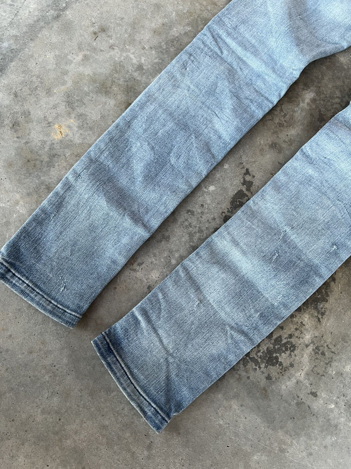If Six Was Nine × Tornado Mart TORNADO MART FADED WASHED DISTRESS JEANS VERY RARE Size US 32 / EU 48 - 8 Thumbnail