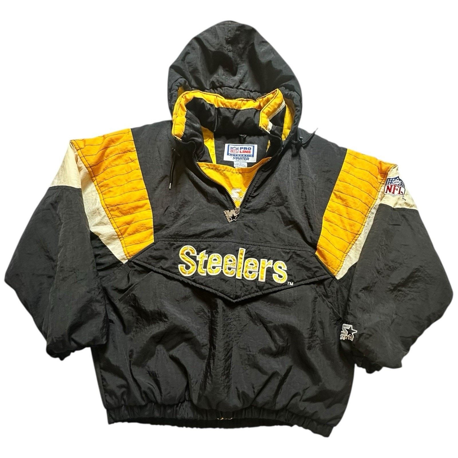 Starter Vintage Starter Steelers 90's Sports Jacket Size Medium Size US L / EU 52-54 / 3 - 1 Thumbnail