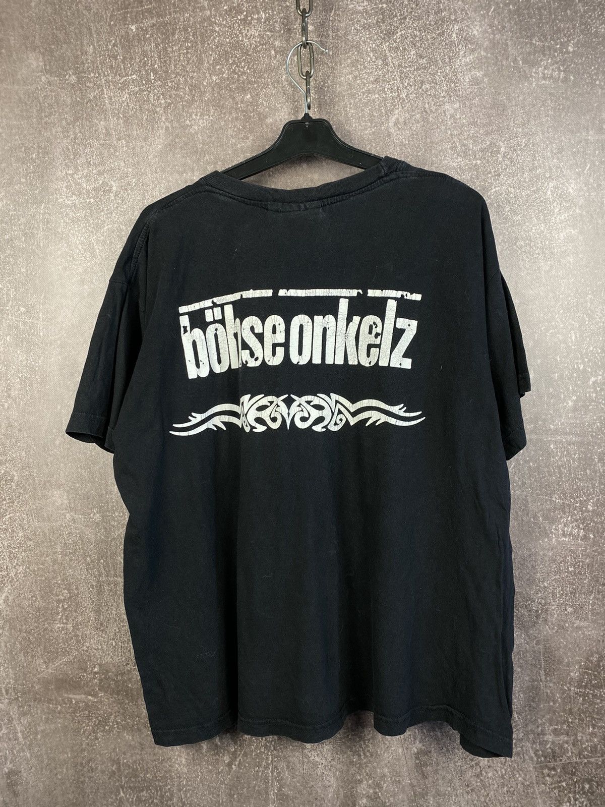 Band Tees Tshirt Vintage Bohse Onkelz Band Tee 90s Rock Metal Size US XL / EU 56 / 4 - 2 Thumbnail