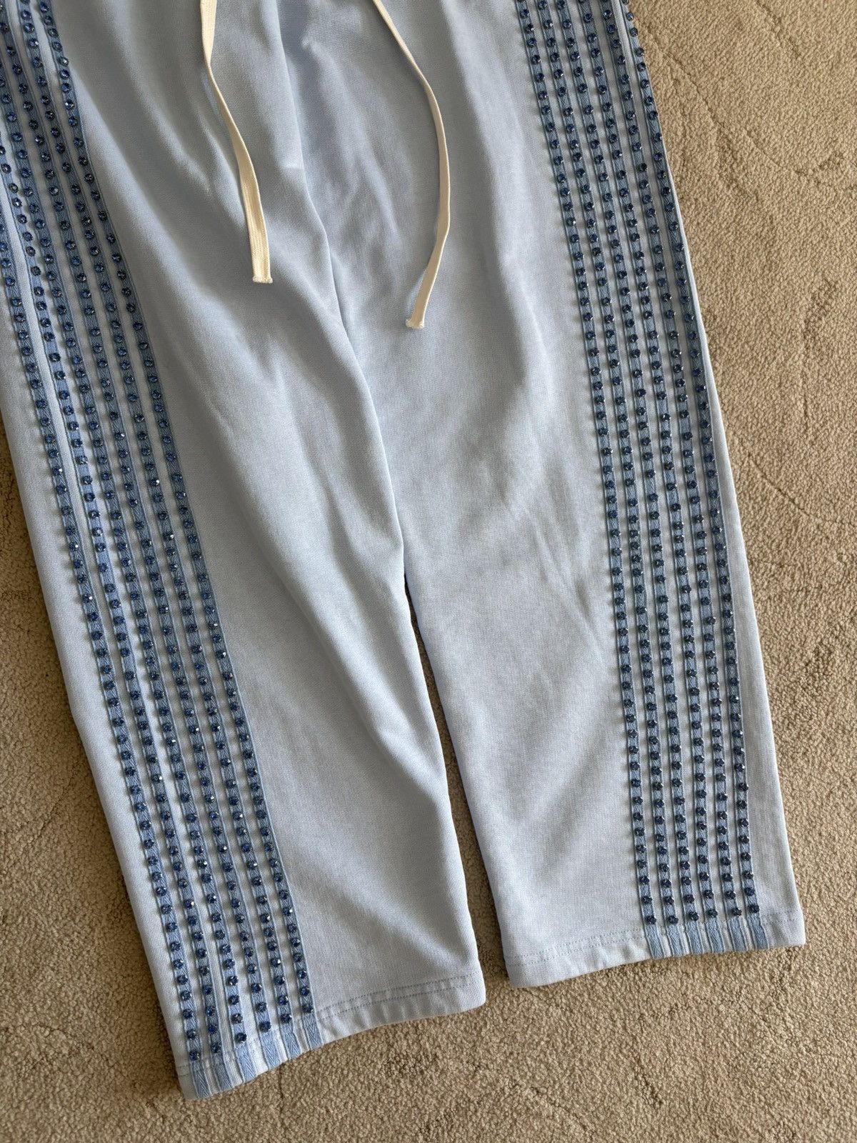 Vale Vale Forever Ice Blue Crystal Sweatpants Size US 30 / EU 46 - 6 Thumbnail