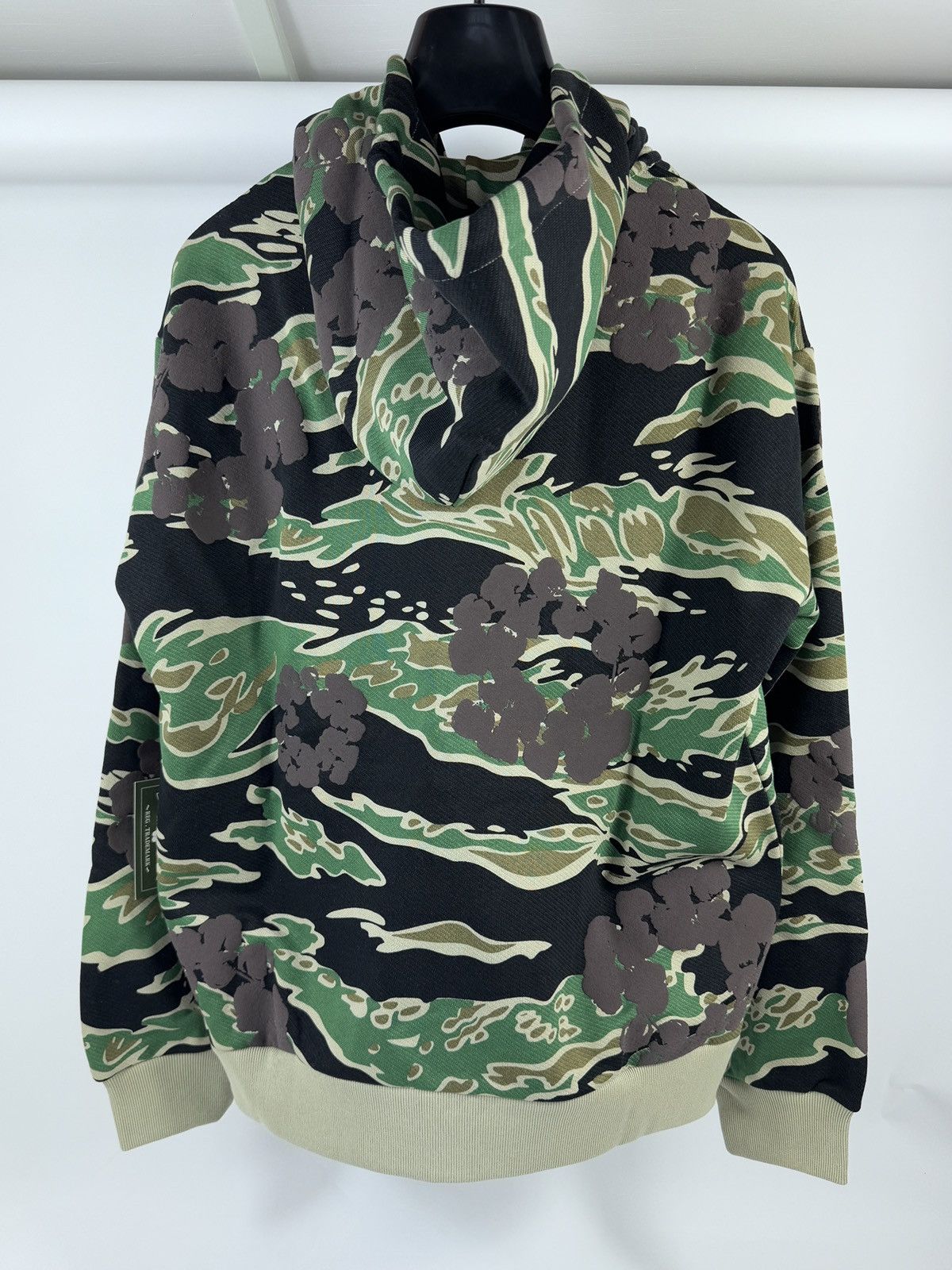 DENIM TEARS Blue Camouflage Zip Hoodie Size US M / EU 48-50 / 2 - 2 Thumbnail