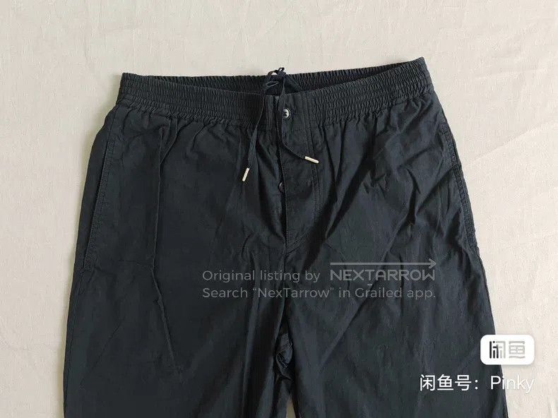 Hermes Hermes Men's casual cotton trousers, deep blue, elastic wa Size US 26 / EU 42 - 2 Thumbnail