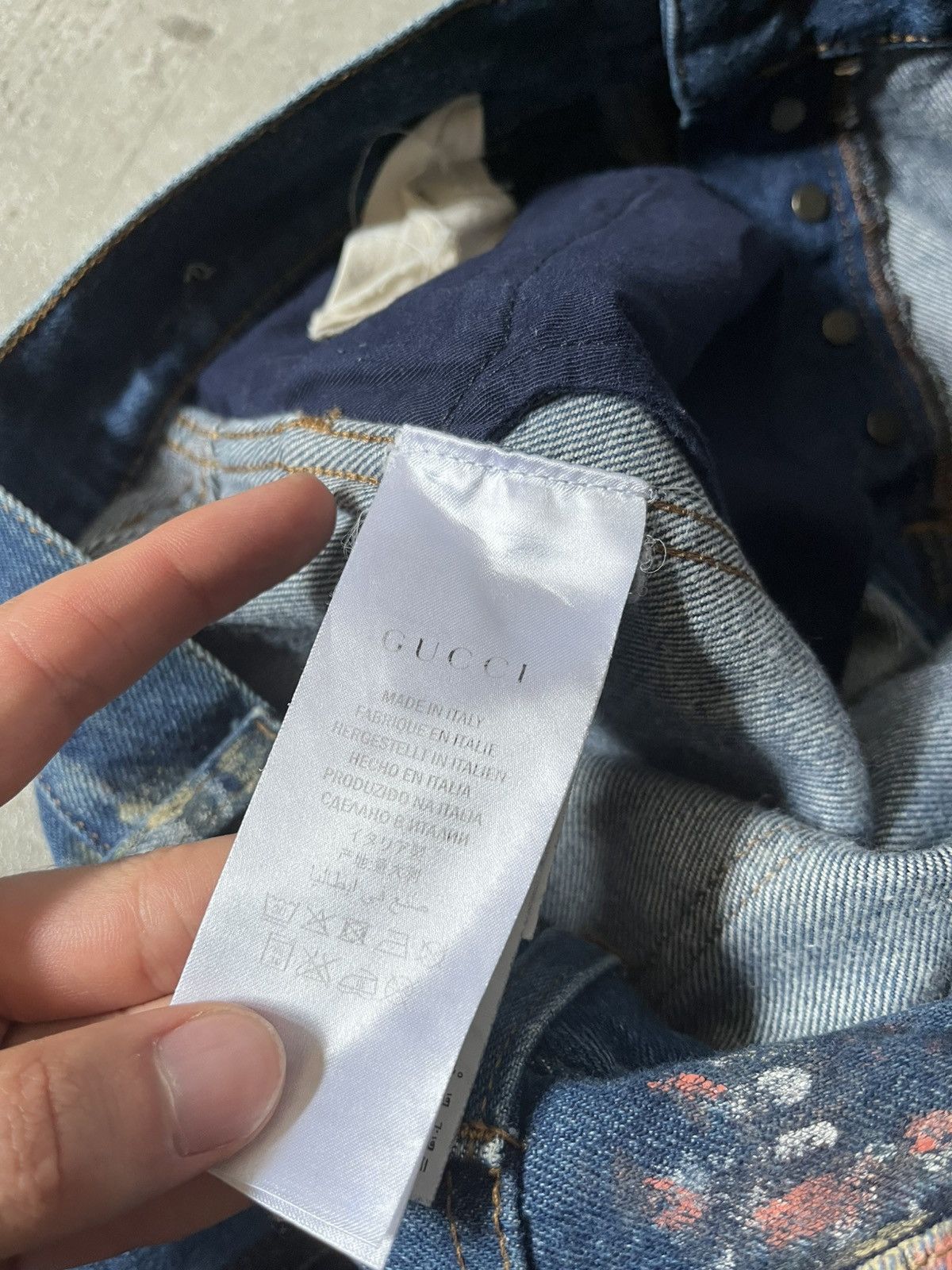 Gucci Gucci A/W 16 Hand Painted Floral jeans blue rare Size US 32 / EU 48 - 17 Thumbnail