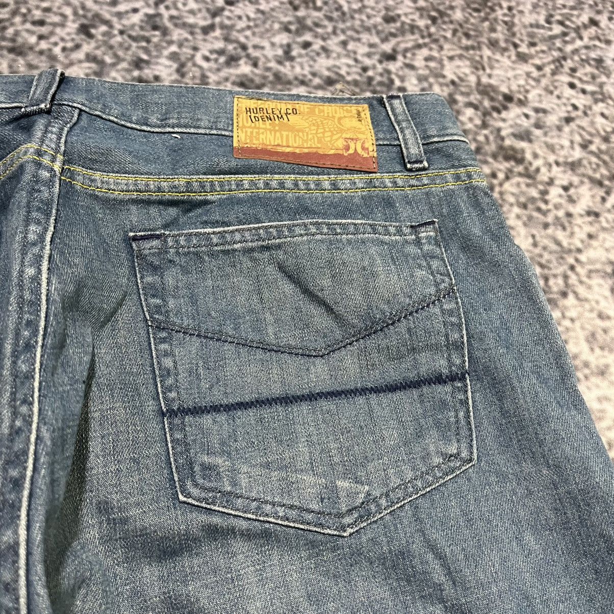 Hurley Vintage Y2K Hurley Baggy Wide Leg Surf Skater Jeans 36x32 Size US 36 / EU 52 - 4 Thumbnail