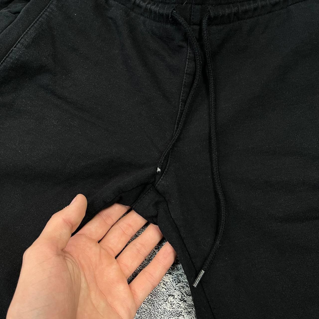 Nike Vintage Nike Black Drill Baggy Sweatpants Pants Sz M Size US 33 - 7 Thumbnail