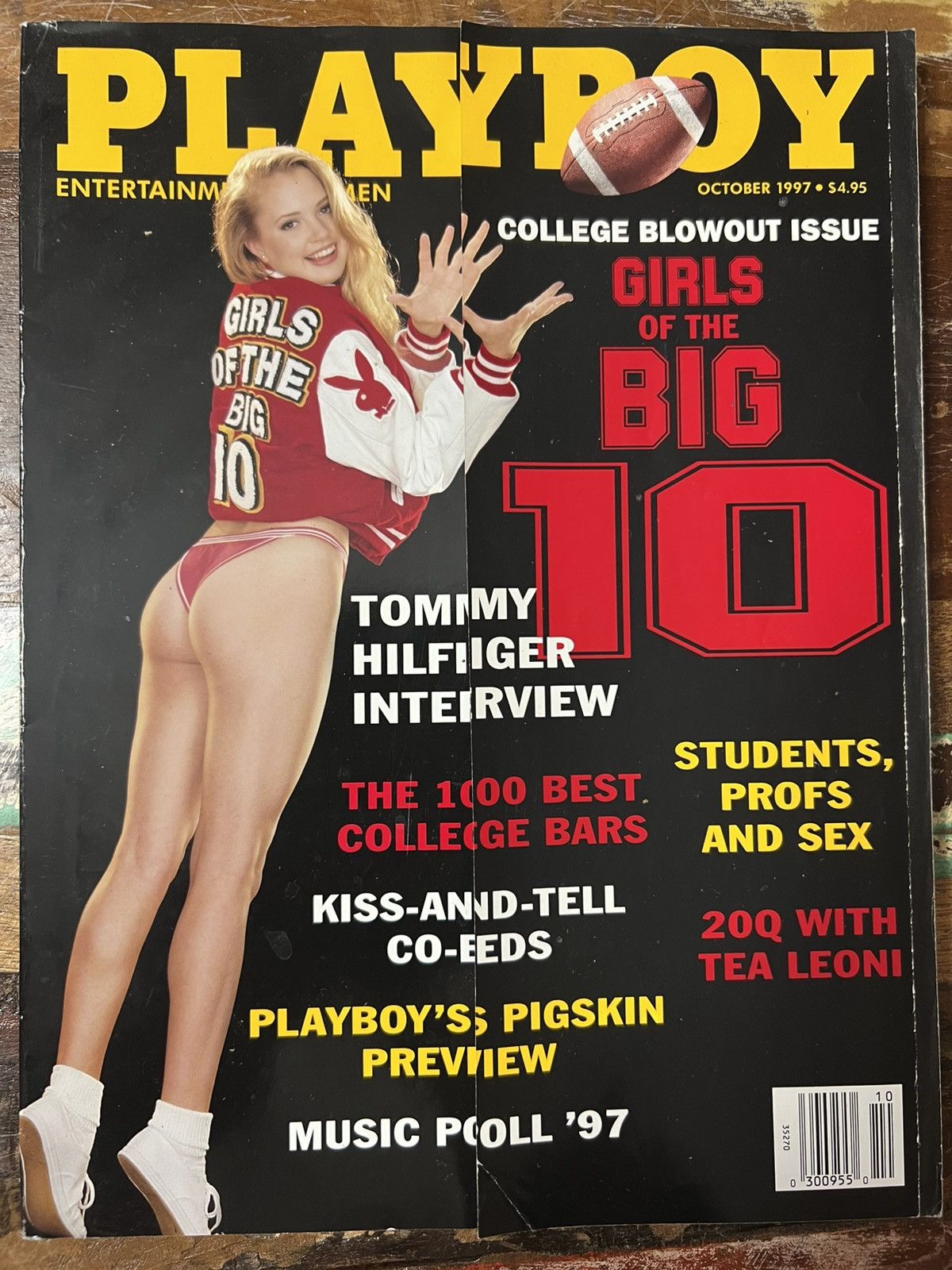 Vintage PLAYBOY Magazine - October 1997 College Girls of the BIG 10 Size ONE SIZE - 1 Thumbnail