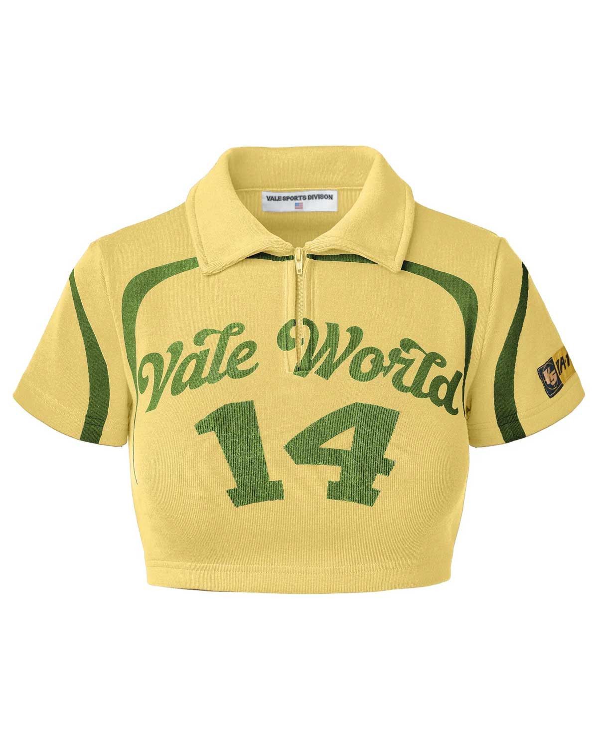 Vale Forever 007 Women's Brazil Rugby Tee Yellow Size US XXL / EU 58 / 5 - 1 Thumbnail