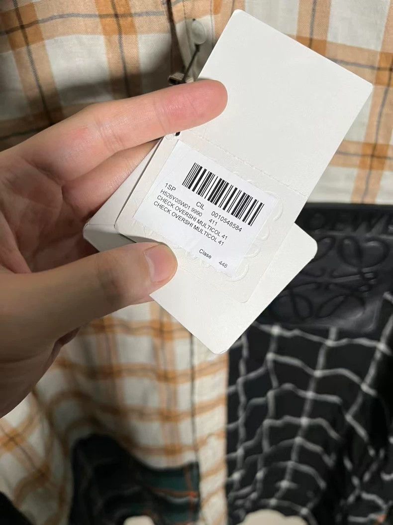 Loewe loewe Color-blocked leather patch logo shirt jacket 2506-Ne Size US L / EU 52-54 / 3 - 5 Thumbnail
