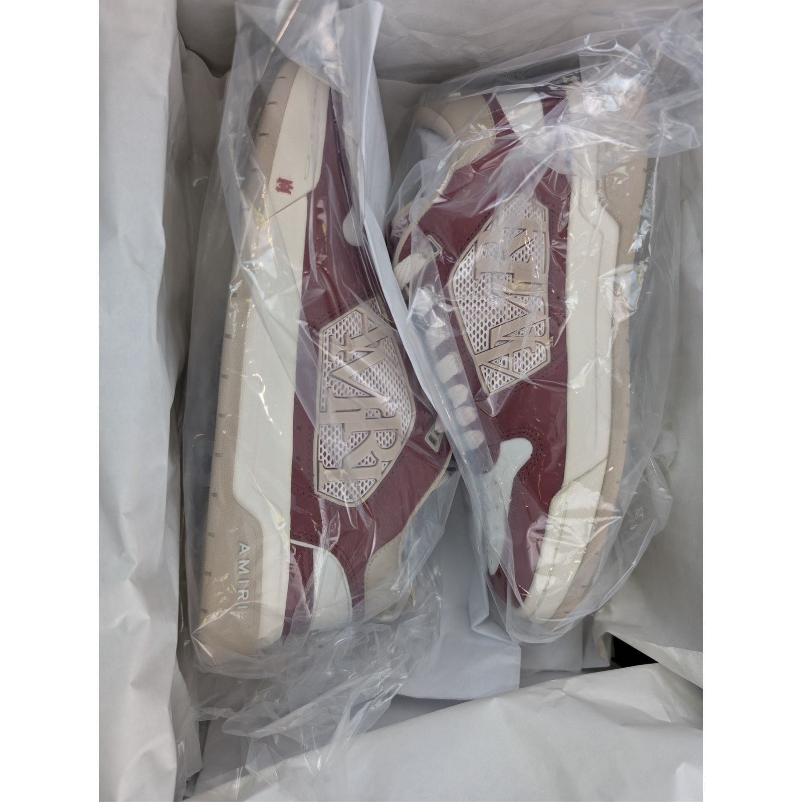 Amiri o1rshd1 Classic Low-Top Sneakers in Deep Red Size US 8 / EU 41 - 19 Thumbnail